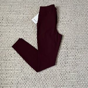 lululemon City Sleek Slim-Fit HR Pant Garnet 29 NWT